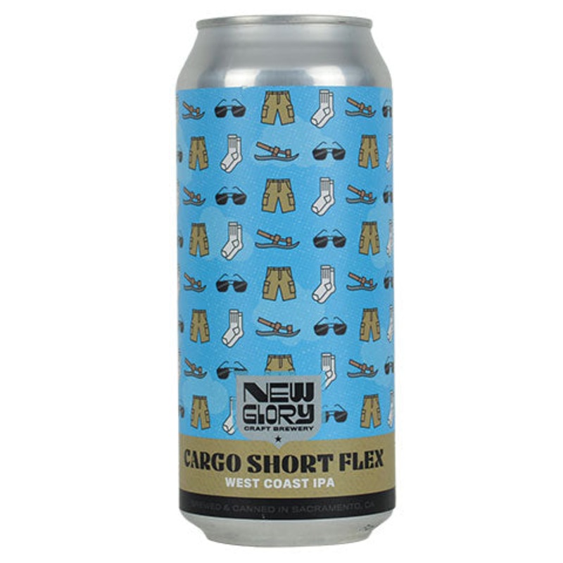 New Glory Cargo Short Flex West Coast IPA 16OZ SINGLE CAN