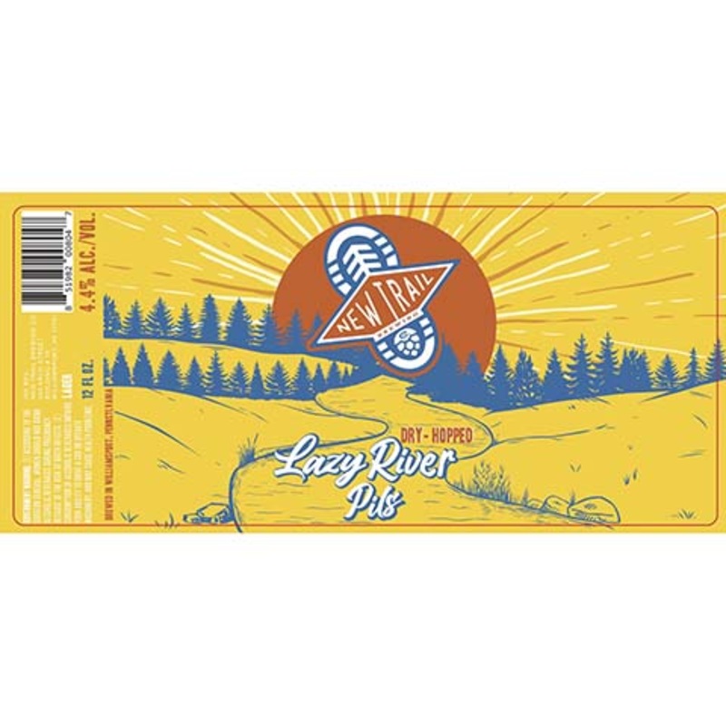 New Trail Dry-Hopped Lazy River Pils 12OZ SINGLE CAN