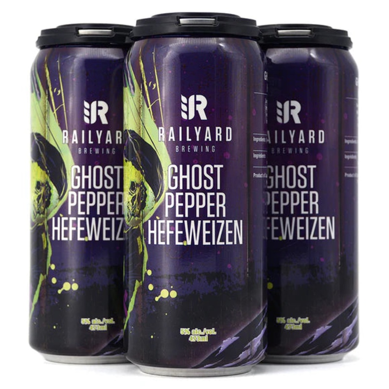 RAILYARD GHOST PEPPER HEFEWEIZEN 473ML 4PK CAN @ Sage Hill [1041494] 1892 ml