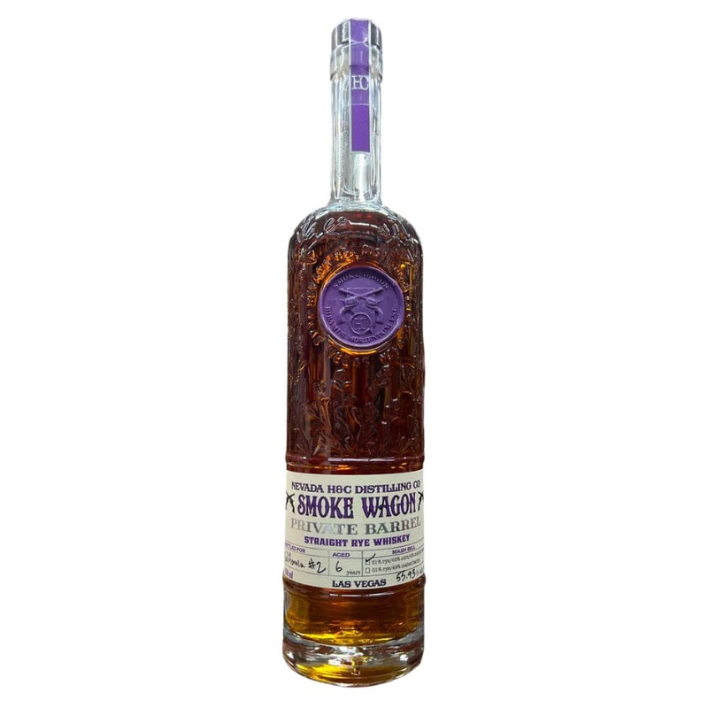 Smoke Wagon Straight Rye Whiskey Private Barrel 6 Year Old California #2