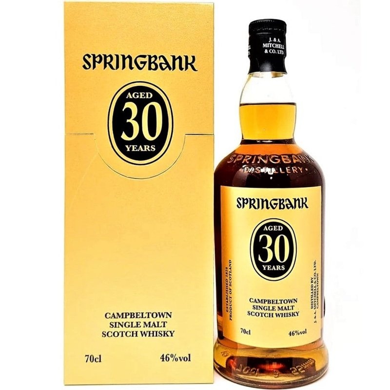 Springbank 30 Year Old Campbeltown Single Malt Scotch Whisky 700ML BTL