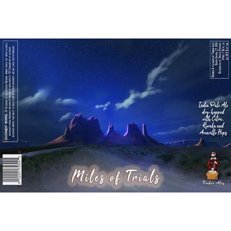 Timber Ales Miles Of Trials IPA 16OZ SINGLE CAN