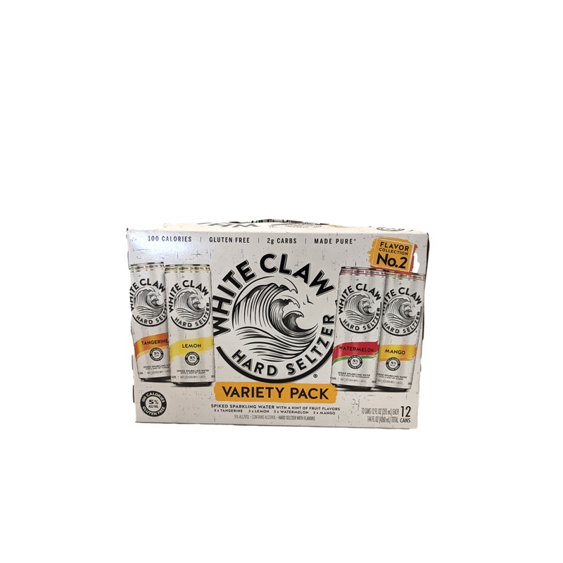 White Claw Variety #2 Hard Seltzer 12 Pack Cans