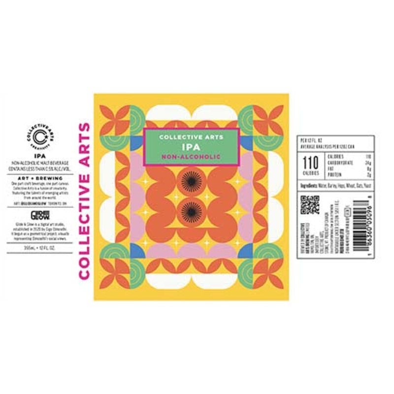 Collective Arts IPA (Non-Alcoholic) 12OZ SINGLE CAN