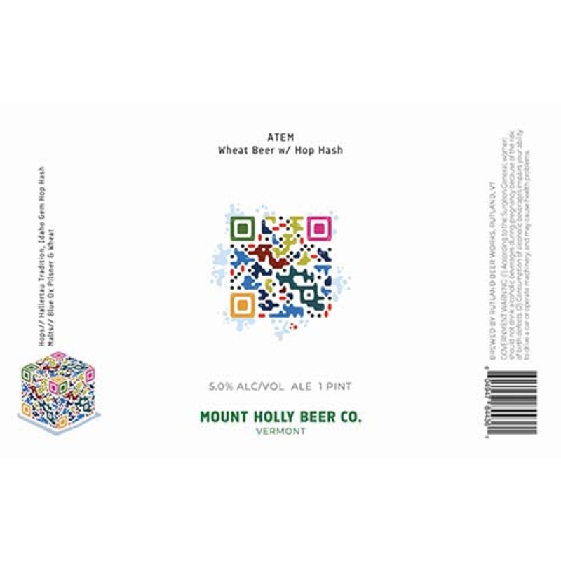 Mount Holly Atem Wheat Beer 16OZ SINGLE CAN