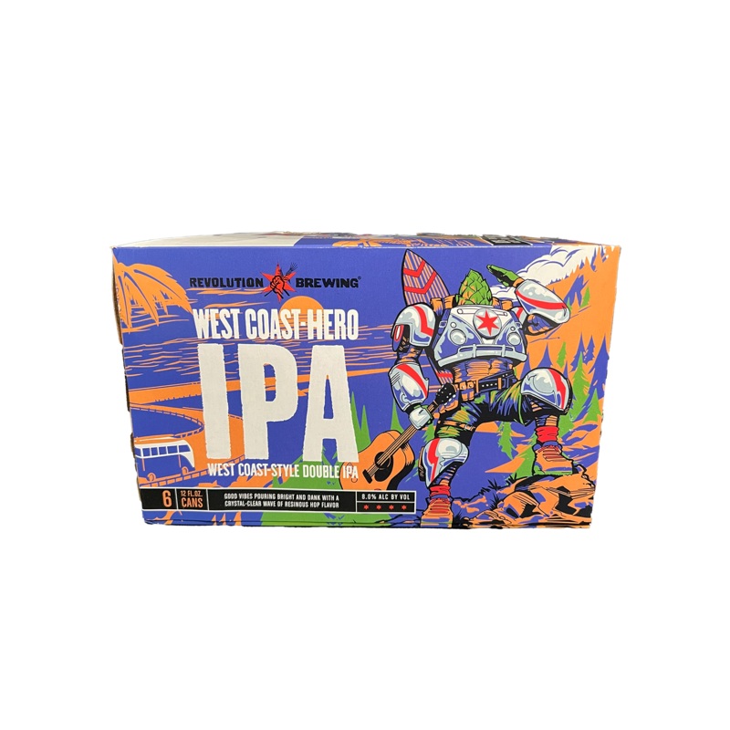 Revolution West Coast Hero DIPA 6 Pack
