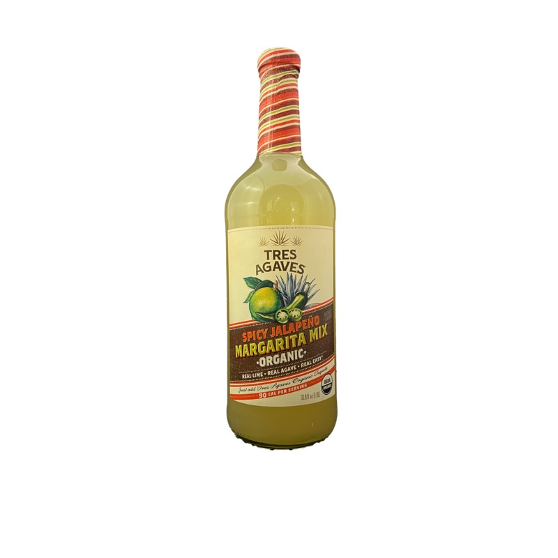 Tres Agaves Spicy Jalapeno Margarita Mix 1L