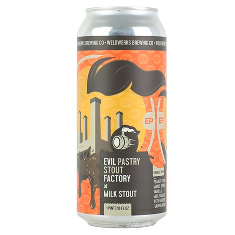 Weldwerks Evil Pastry Stout Factory Milk Stout 16OZ SINGLE CAN