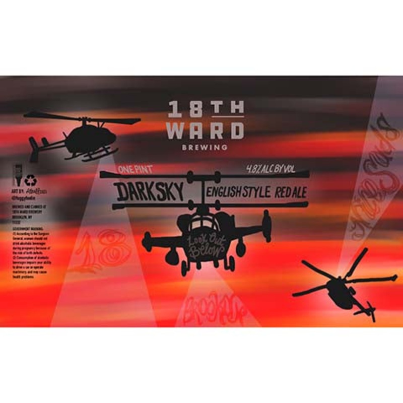 18th Ward Dark Sky English Style Red Ale 16OZ SINGLE CAN