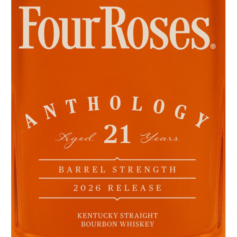Four Roses Anthology 21 Year Barrel Strength Straight Bourbon 2026