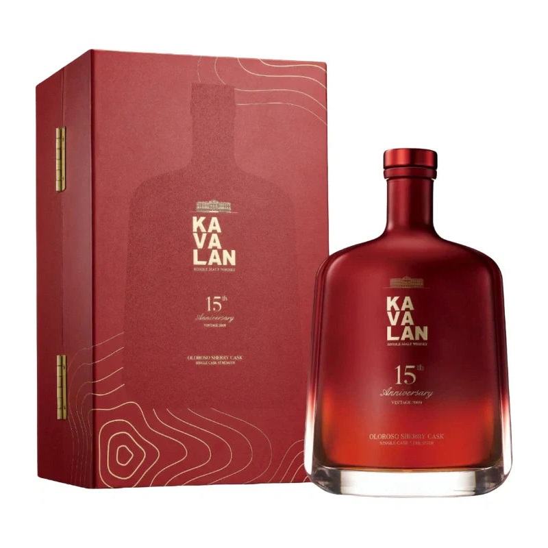 Kavalan 15th Anniversary Oloroso Sherry Cask Single Malt Whisky