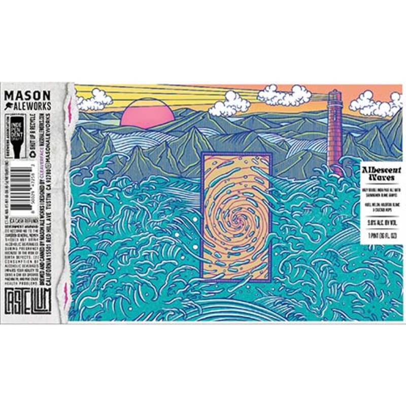 Mason Ale Works Albescent Waves Hazy DIPA 16OZ SINGLE CAN