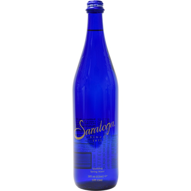 SARATOGA SPRINGS SPARKLING WATER 28 oz (12)