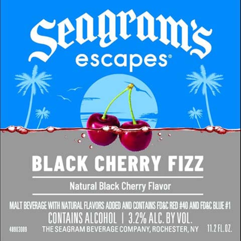 Seagrams Black Cherry Fizz 330ML BTL