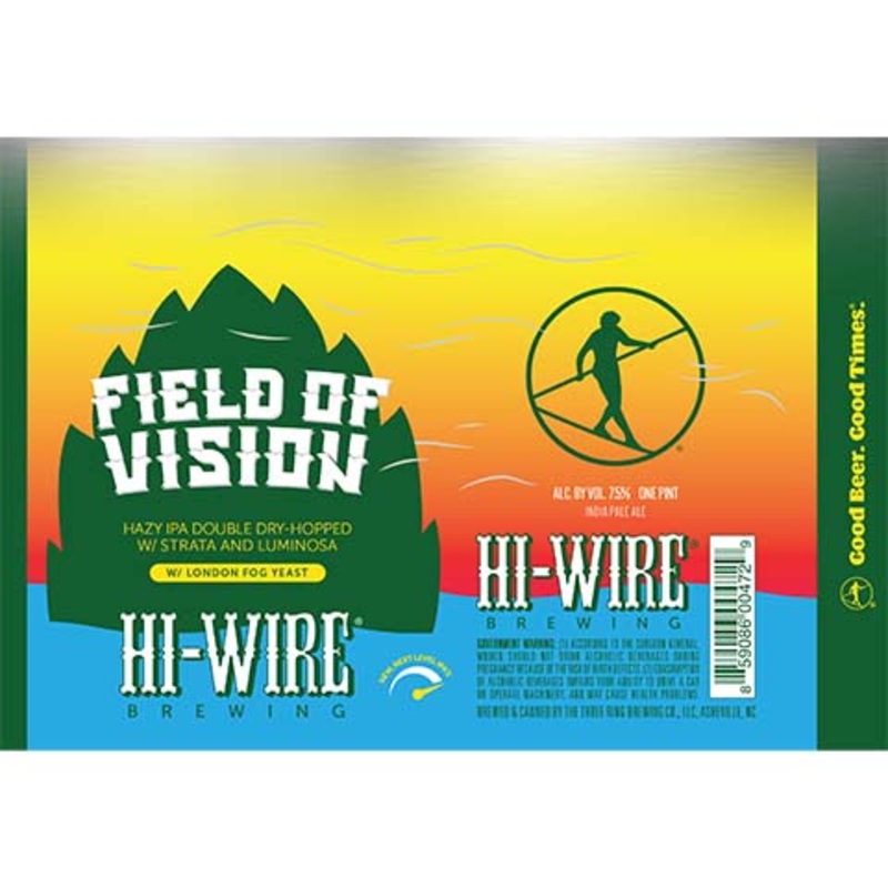 Hi-Wire Field of Vision Hazy IPA 16OZ SINGLE CAN