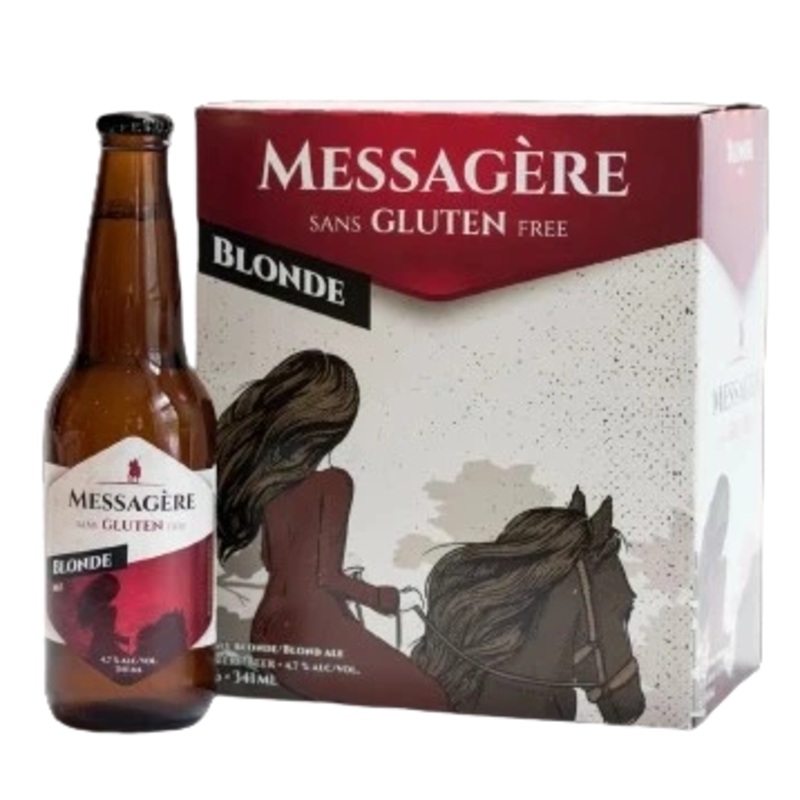 LA MESSAGERE GLUTEN FREE BEER 341ML 6PK BT @ Signal Hill [1000952] 2046 ml