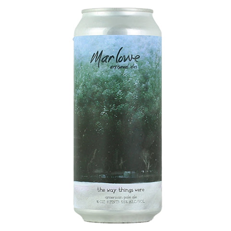 Marlowe The Way Things Were Pale Ale 16OZ SINGLE CAN
