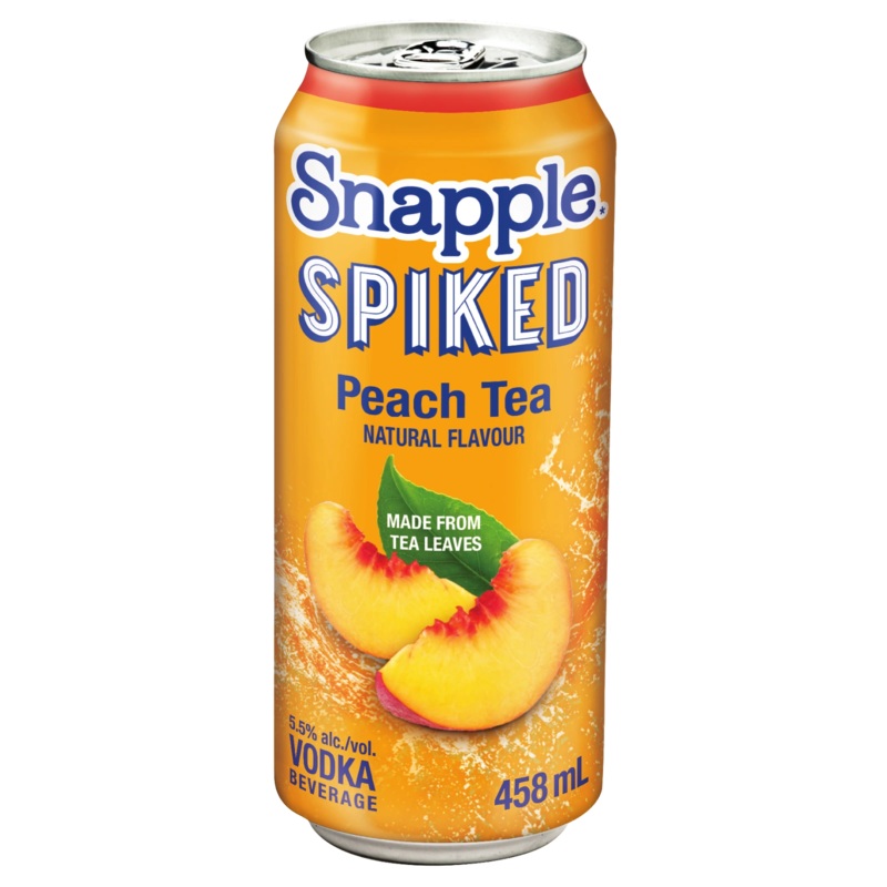SNAPPLE SPIKED PEACH TEA 458ML CAN @ Township [1002377] 458 ml