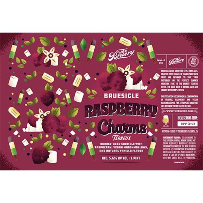 The Bruery Terreux Bruesicle Raspberry Charms Sour Ale 16OZ SINGLE CAN