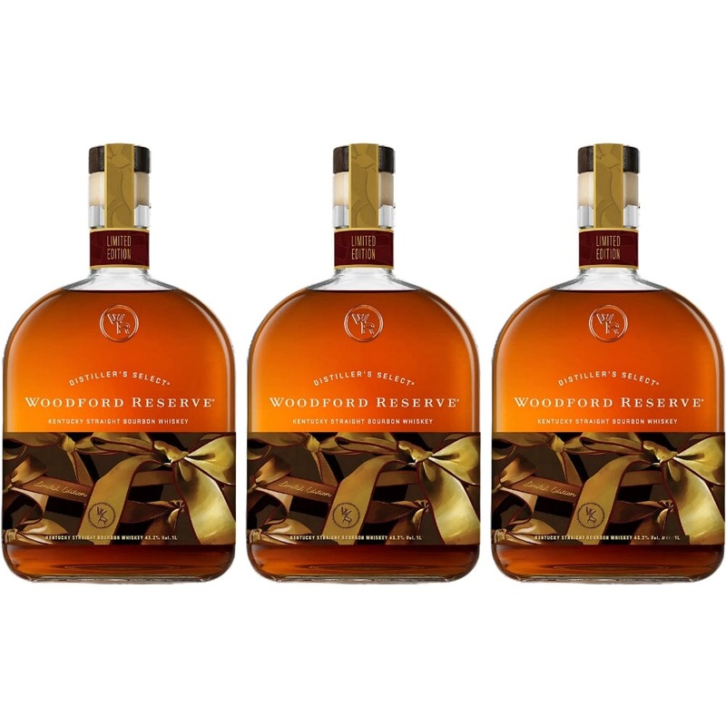 Woodford Reserve Holiday Edition 2024 1L 3pk