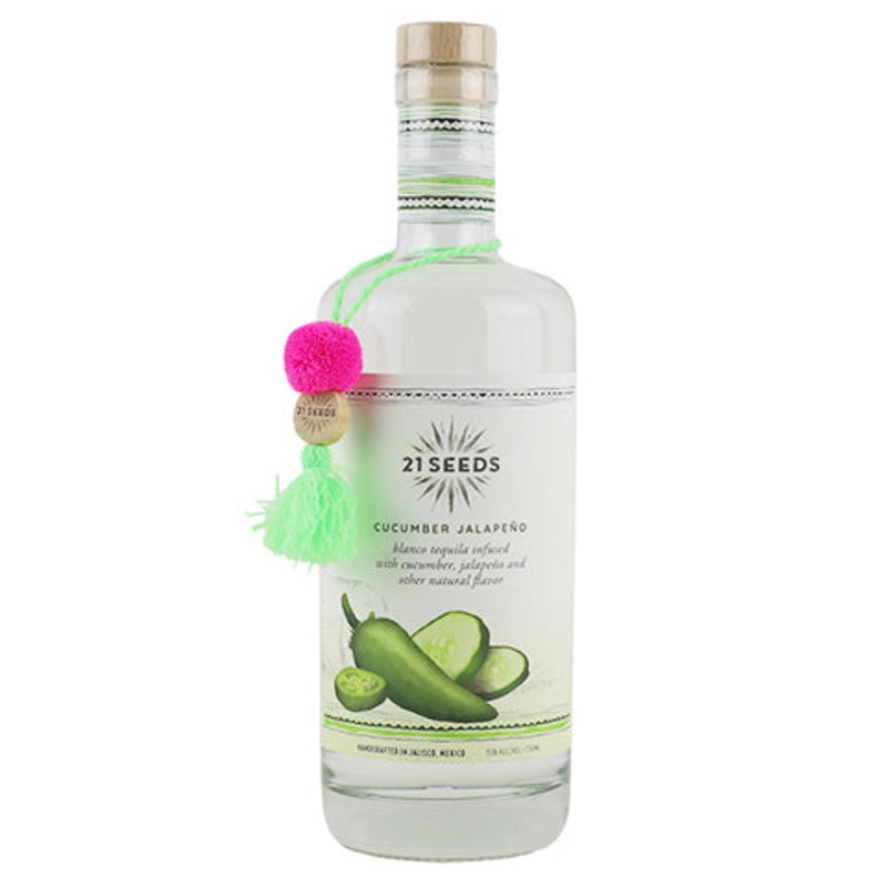 21 Seeds Cucumber Jalapeno Infused Blanco Tequila 750ML BTL