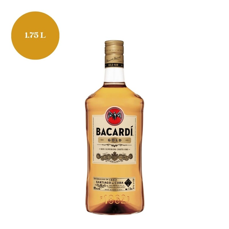 Bacardi Gold Rum Santiago Cuba 1.75L