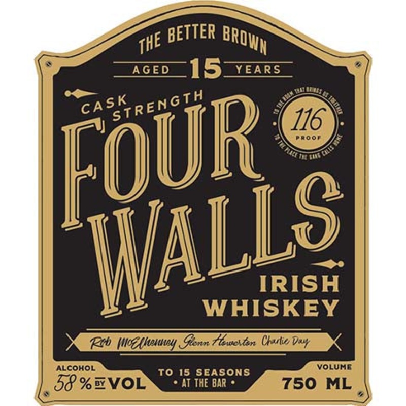 Four Walls Cask Strength Irish Whiskey 750ML BTL