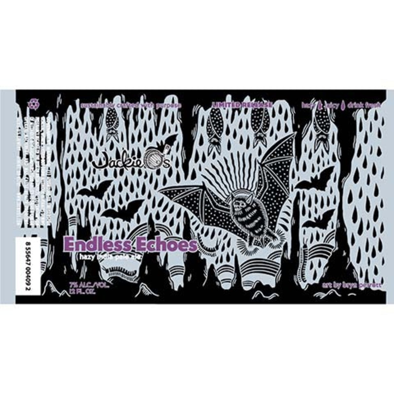 Jackie O's Endless Echoes Hazy IPA 12OZ SINGLE CAN