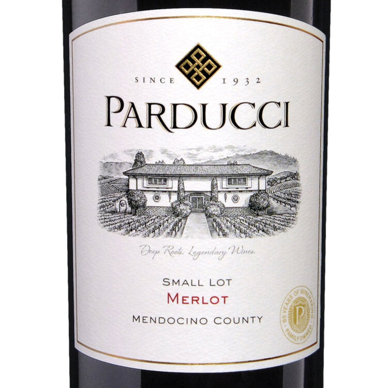 PARDUCCI MERLOT SMALL LOT MENDOCINO COUNTY 2021 750ML 750ML