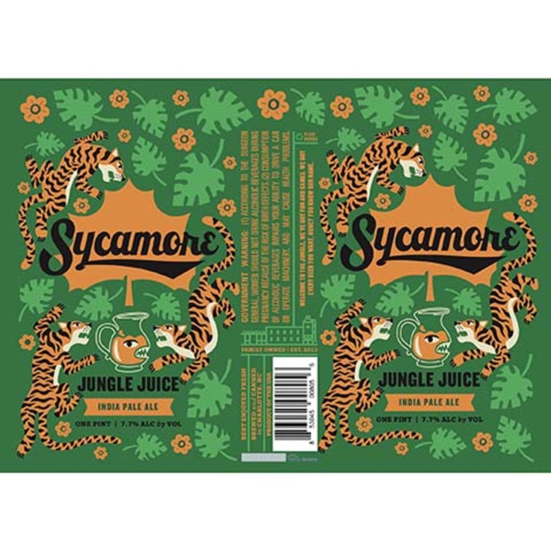 Sycamore Jungle Juice IPA 16OZ SINGLE CAN