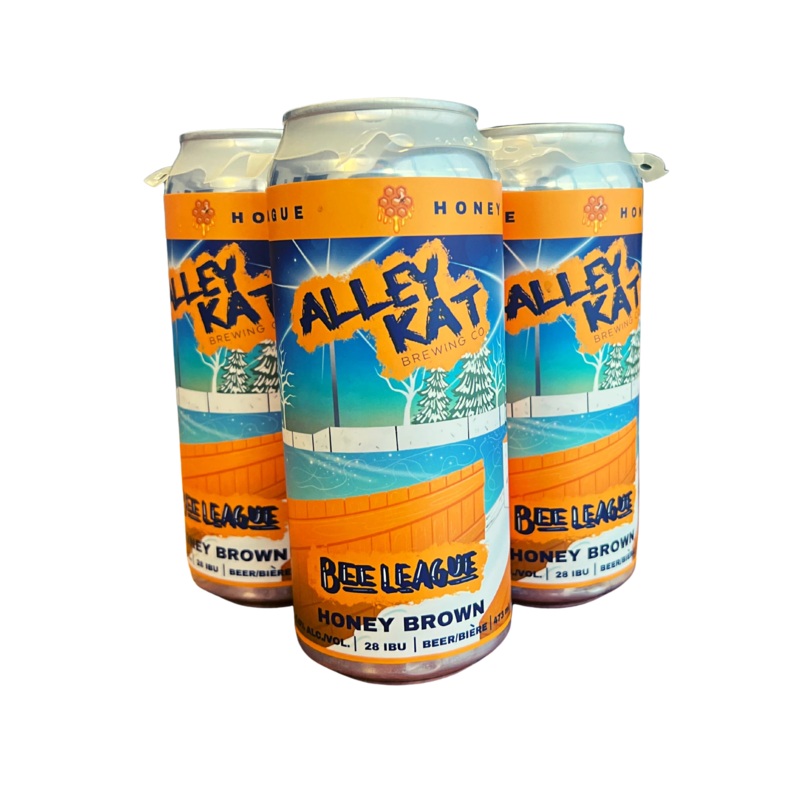 ALLEY KAT BEE LEAGUE HONEY BROWN ALE 473ML 4PK CAN @ Airdrie [1046342] 1892 ml