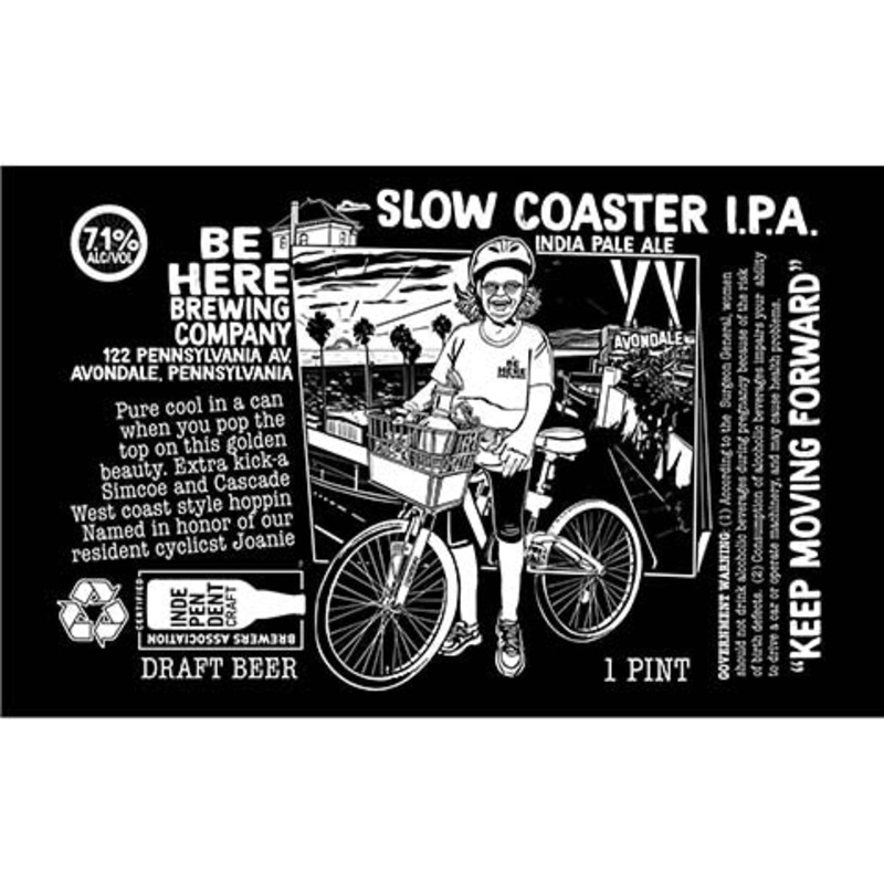Be Here Slow Coaster IPA 16OZ SINGLE CAN