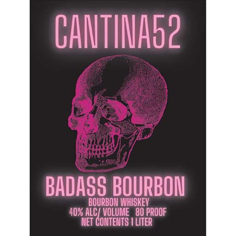 Cantina 52 Badass Bourbon Whiskey 750ML BTL
