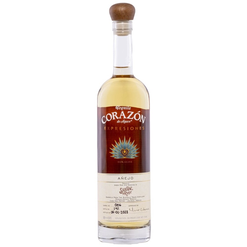 Corazon Sazerac Rye Expresiones Aejo Tequila 2023 Release