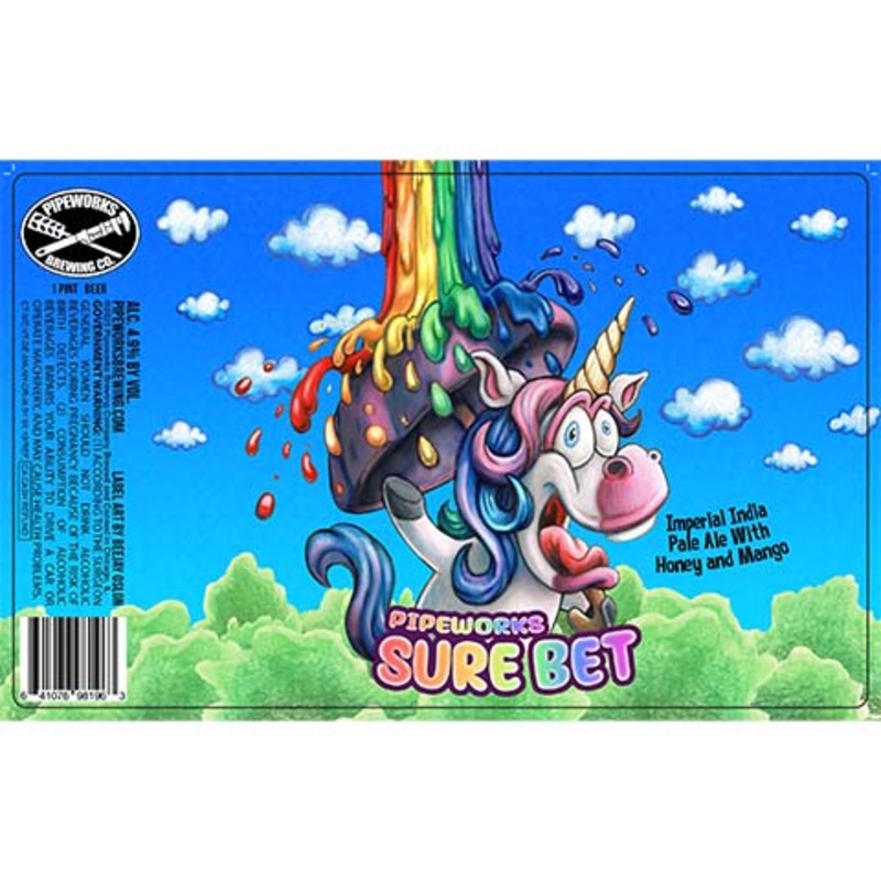 Pipeworks Sure Bet Imperial IPA 16OZ SINGLE CAN