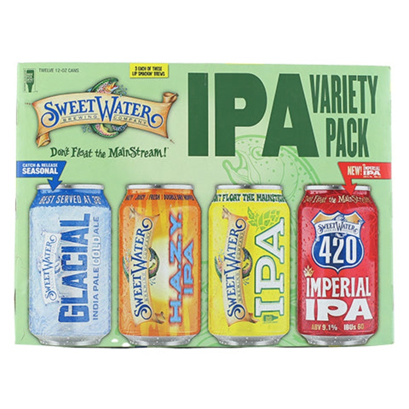 SweetWater IPA Variety 12-Pack 12PK 12OZ CAN