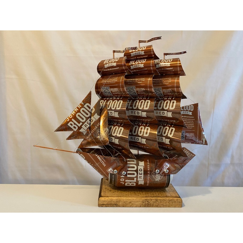 Titletown Blood Red Beer Can Ship