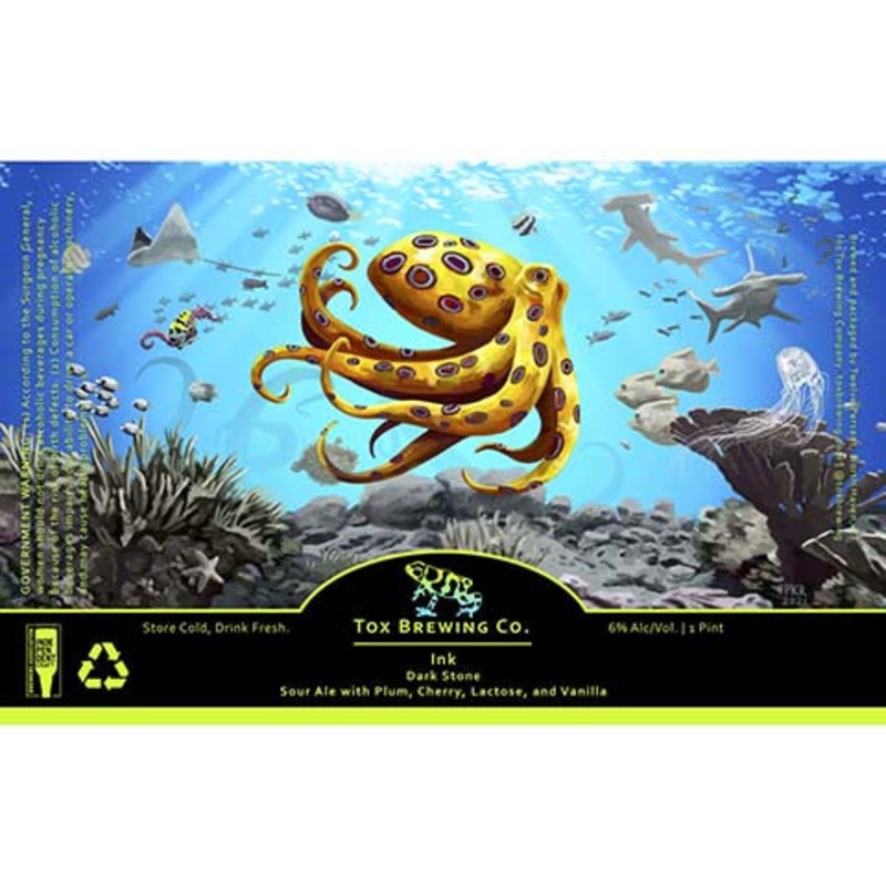 Tox Ink Dark Stone Sour Ale 16OZ SINGLE CAN