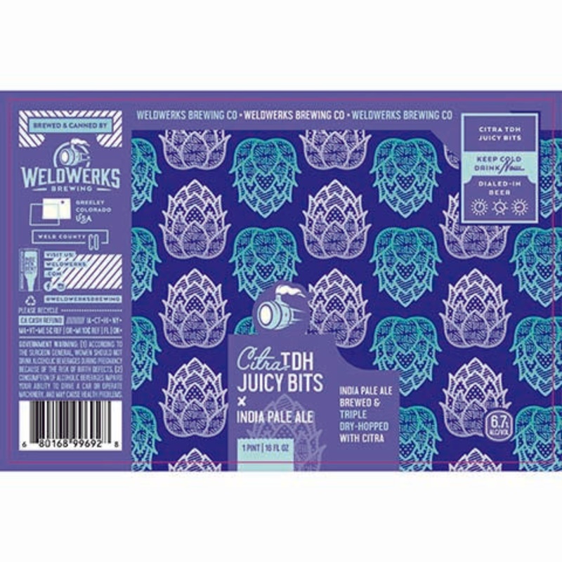 Weldwerks Citra TDH Juicy Bits IPA 16OZ SINGLE CAN
