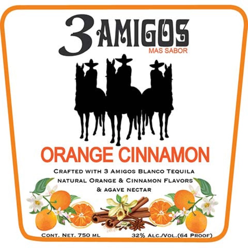 3 Amigos Orange Cinnamon 750ML BTL