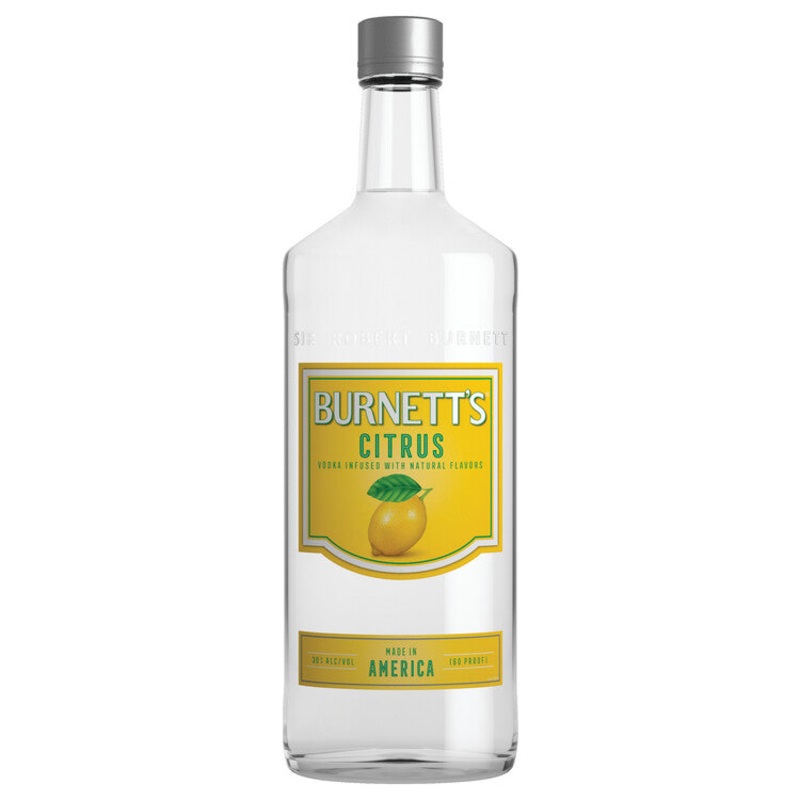 BURNETT'S CITRUS FLAVORED VODKA 60 750ML 750ML