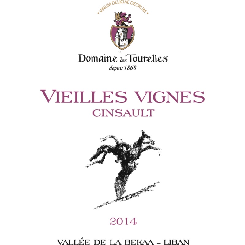 DOMAINE DES TOURELLES CINSAULT VIEILLES VIGNES 2019 750 mL