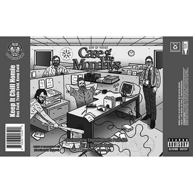 Odd By Nature Case of the Mondays Double New England IPA 16OZ SINGLE CAN