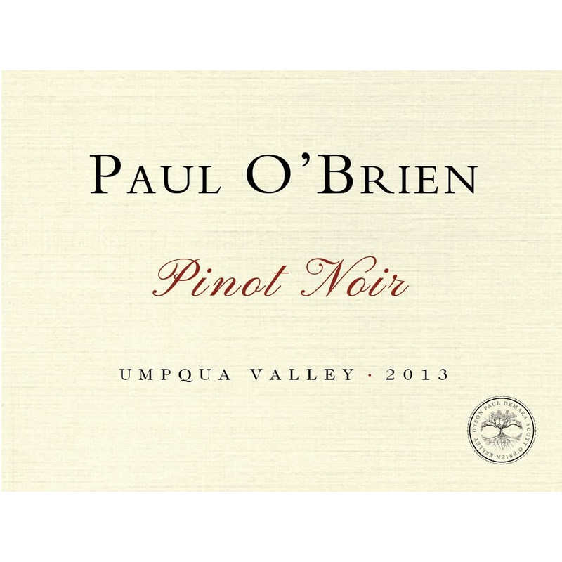 PAUL O'BRIEN PINOT NOIR UMPQUA VALLEY 2017 750 mL