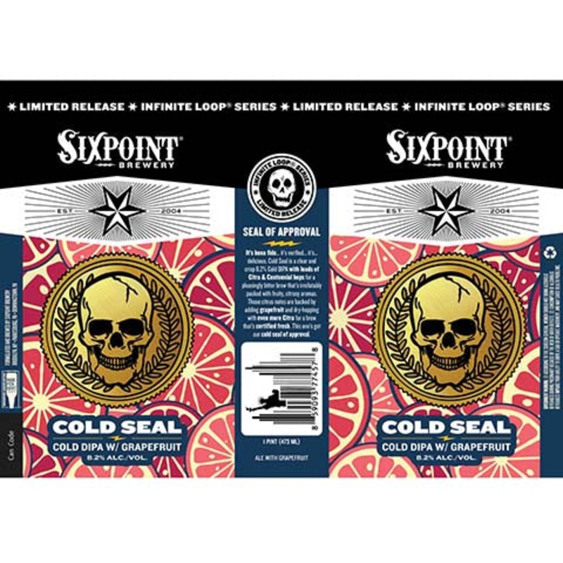 Sixpoint Cold Seal Cold DIPA 16OZ SINGLE CAN