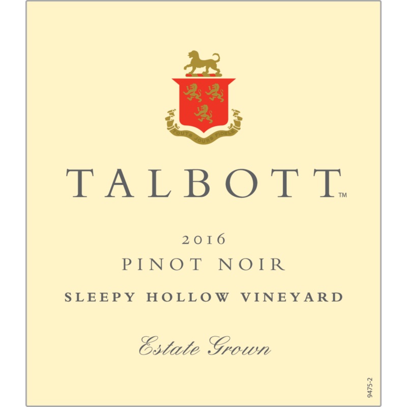 TALBOTT PINOT NOIR SLEEPY HOLLOW VINEYARD 2021 750 mL