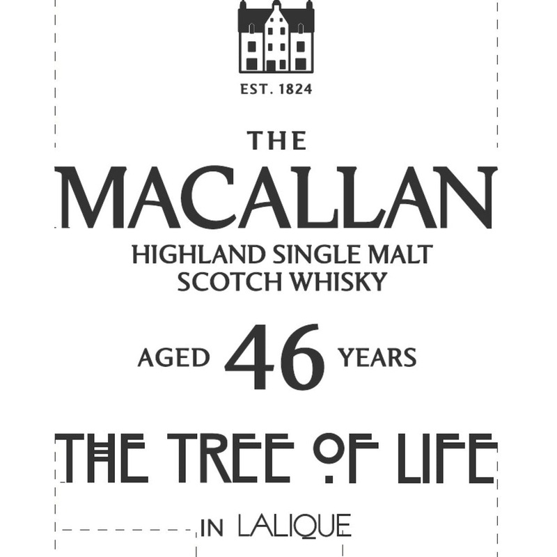The Macallan 46 Year Old The Tree of Life in Lalique