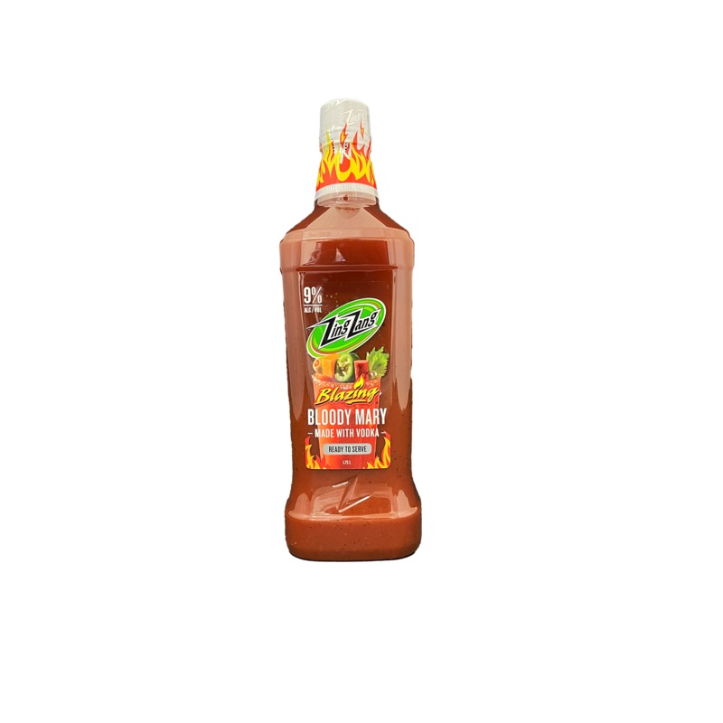 Zing Zang Blazing Bloody Mary with Vodka 1.75L