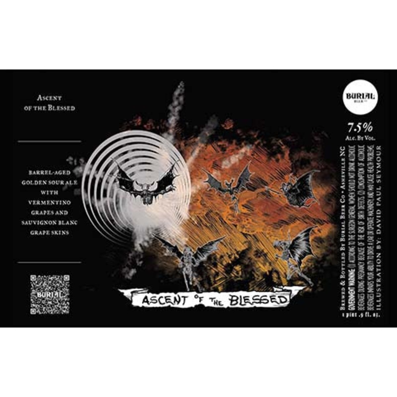 Burial Ascent of the Blessed Barrel-Aged Golden Sour Ale 500ML BTL