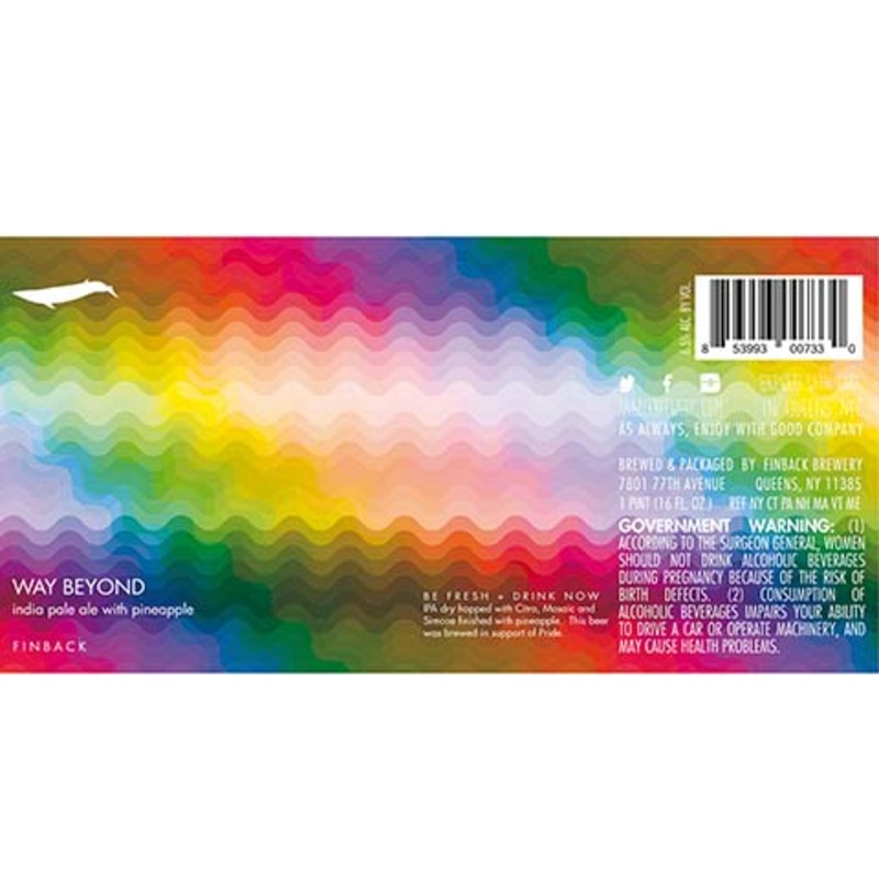Finback Way Beyond IPA 16OZ SINGLE CAN